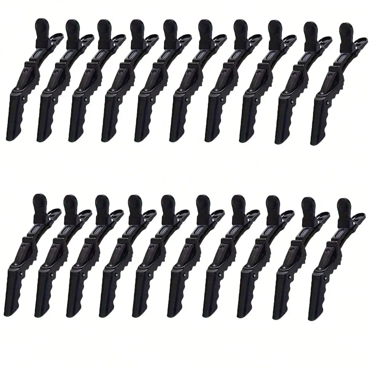 PINK & BLACK HAIR CLIPS